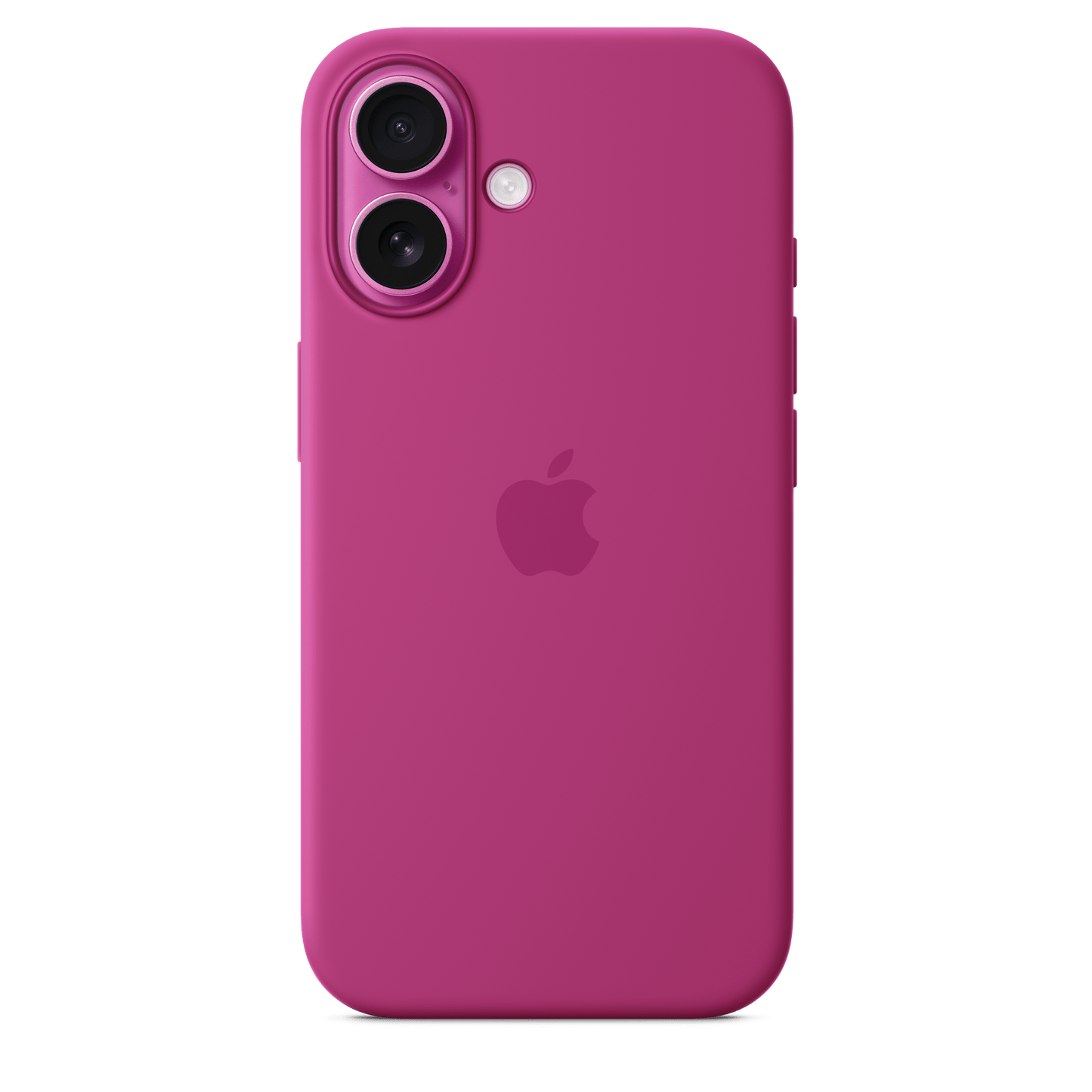 Apple iPhone 16 Silikon Case mit MagSafe, fuchsia