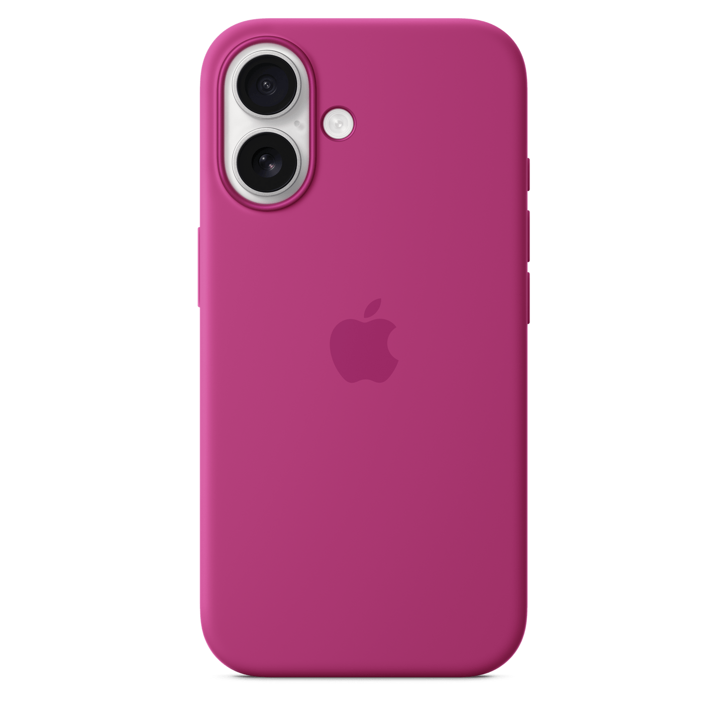 Apple iPhone 16 Silikon Case mit MagSafe, fuchsia