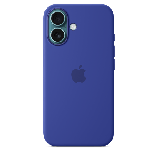Apple iPhone 16 Silikon Case mit MagSafe, ultramarin
