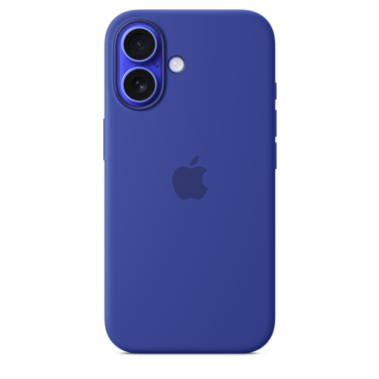 Apple iPhone 16 Silikon Case mit MagSafe, ultramarin