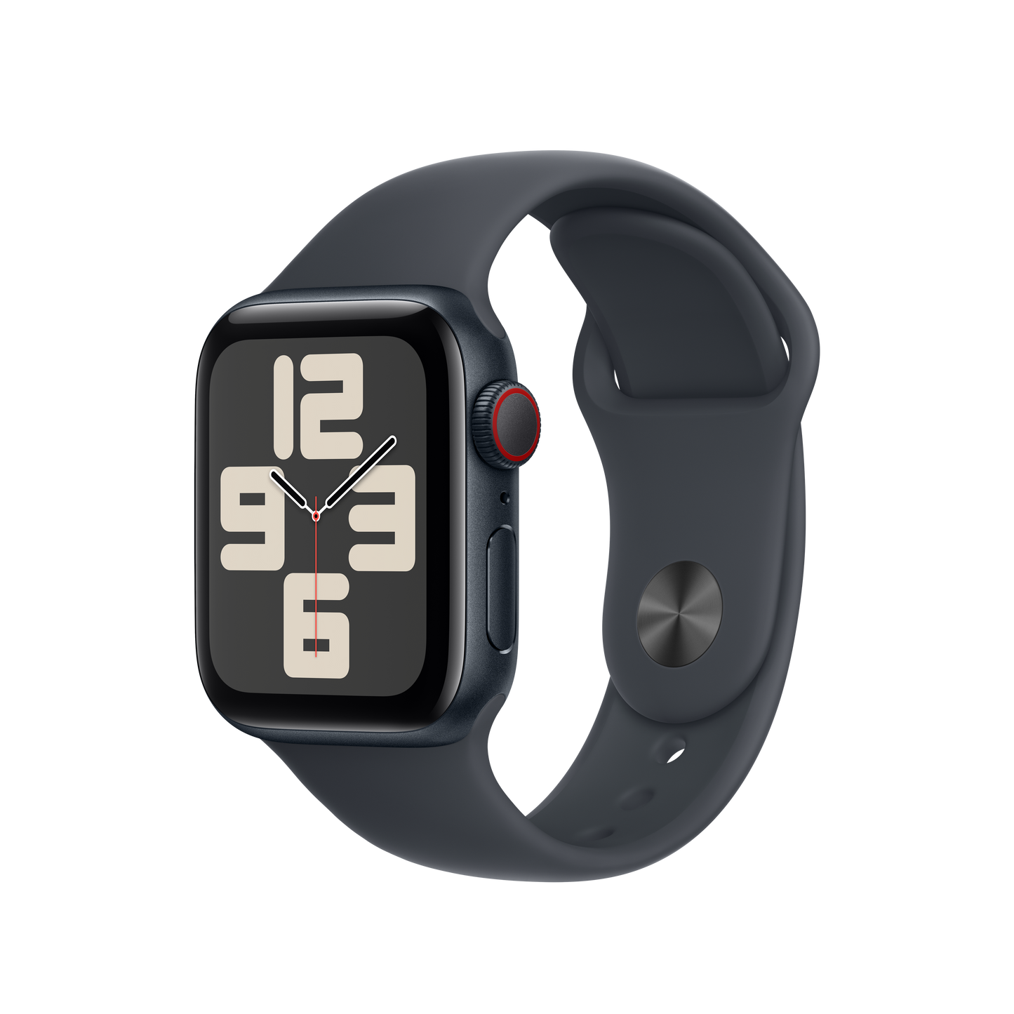 Apple Watch 40mm Sportarmband, schwarz - S/M