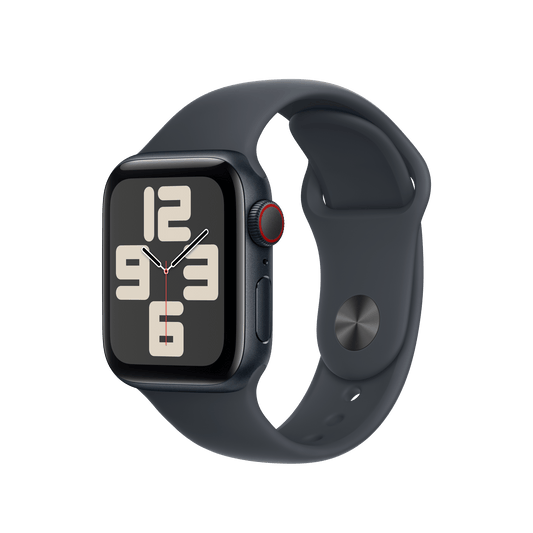 Apple Watch 40mm Sportarmband, schwarz - S/M