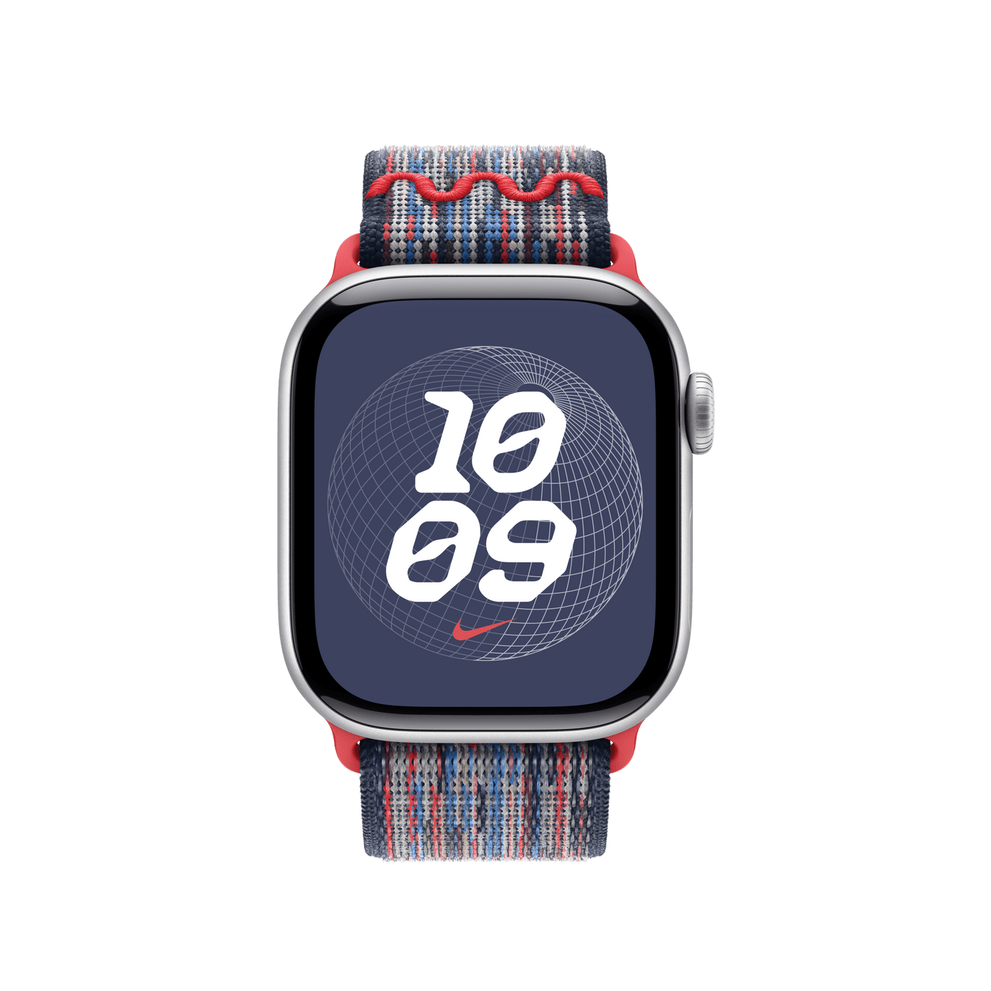 Apple Watch 40mm Nike Sport Loop, blau/rot
