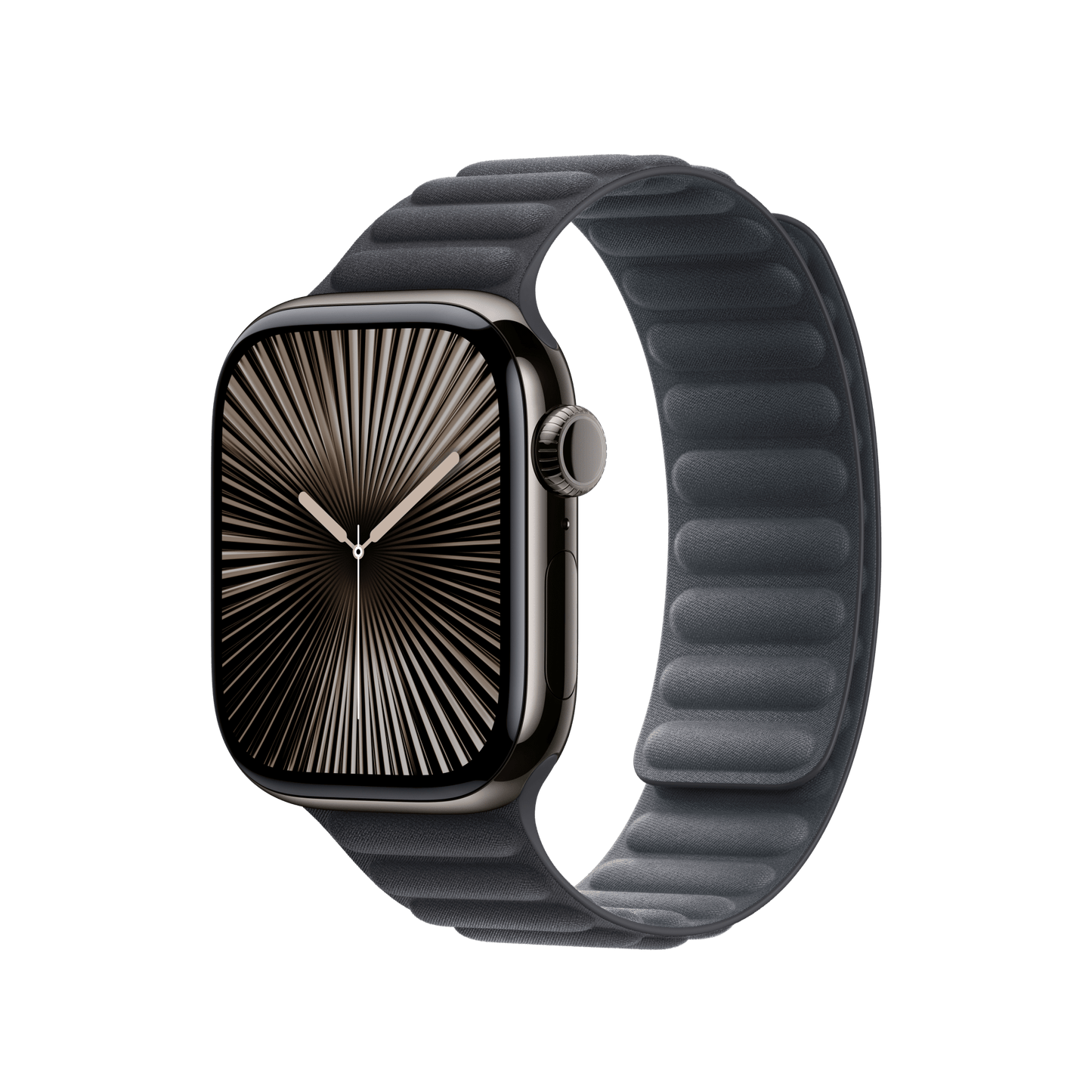 Apple Watch 42mm Armband mit Magnetverschluss, schwarz - M/L