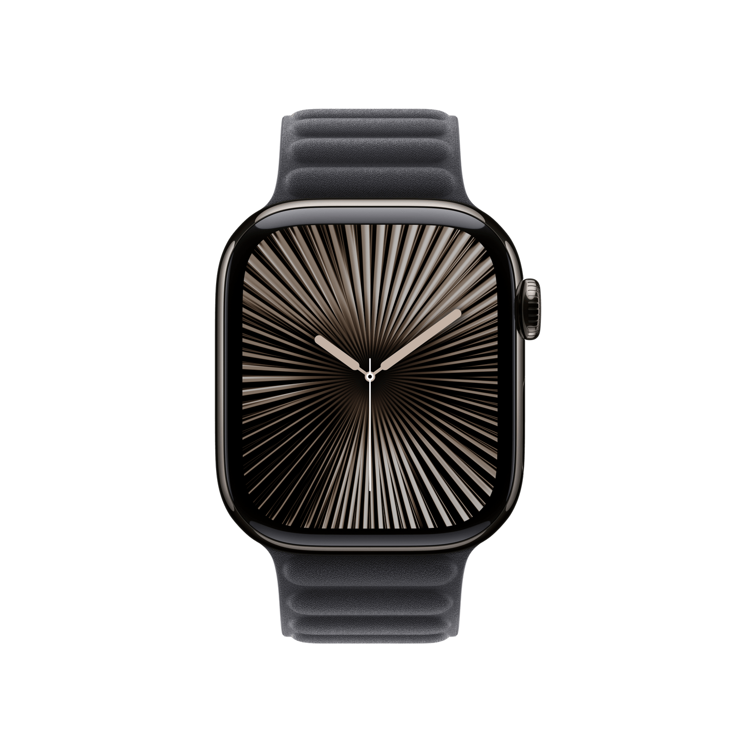 Apple Watch 42mm Armband mit Magnetverschluss, schwarz - M/L