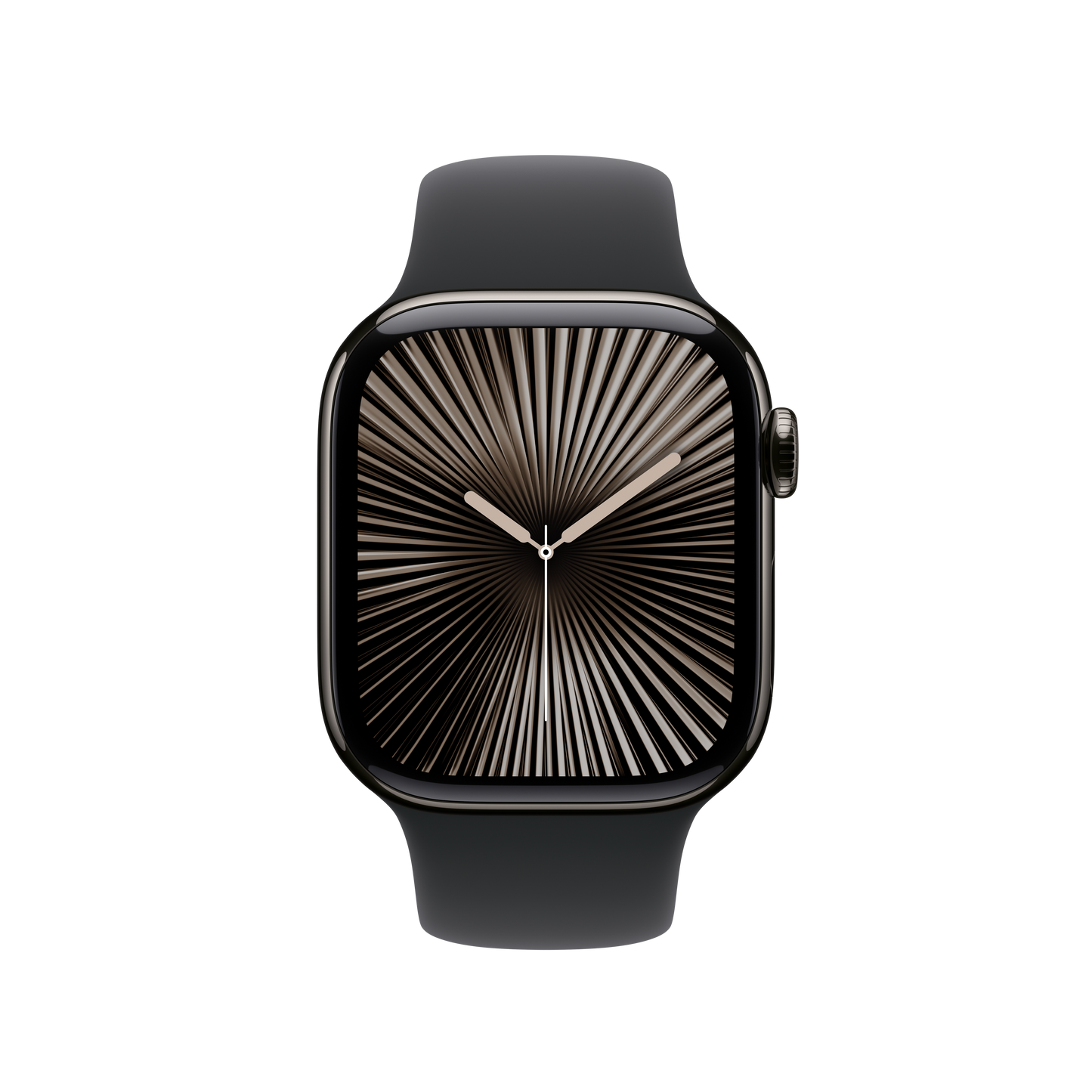 Apple Watch 42mm Sportarmband, schwarz - M/L