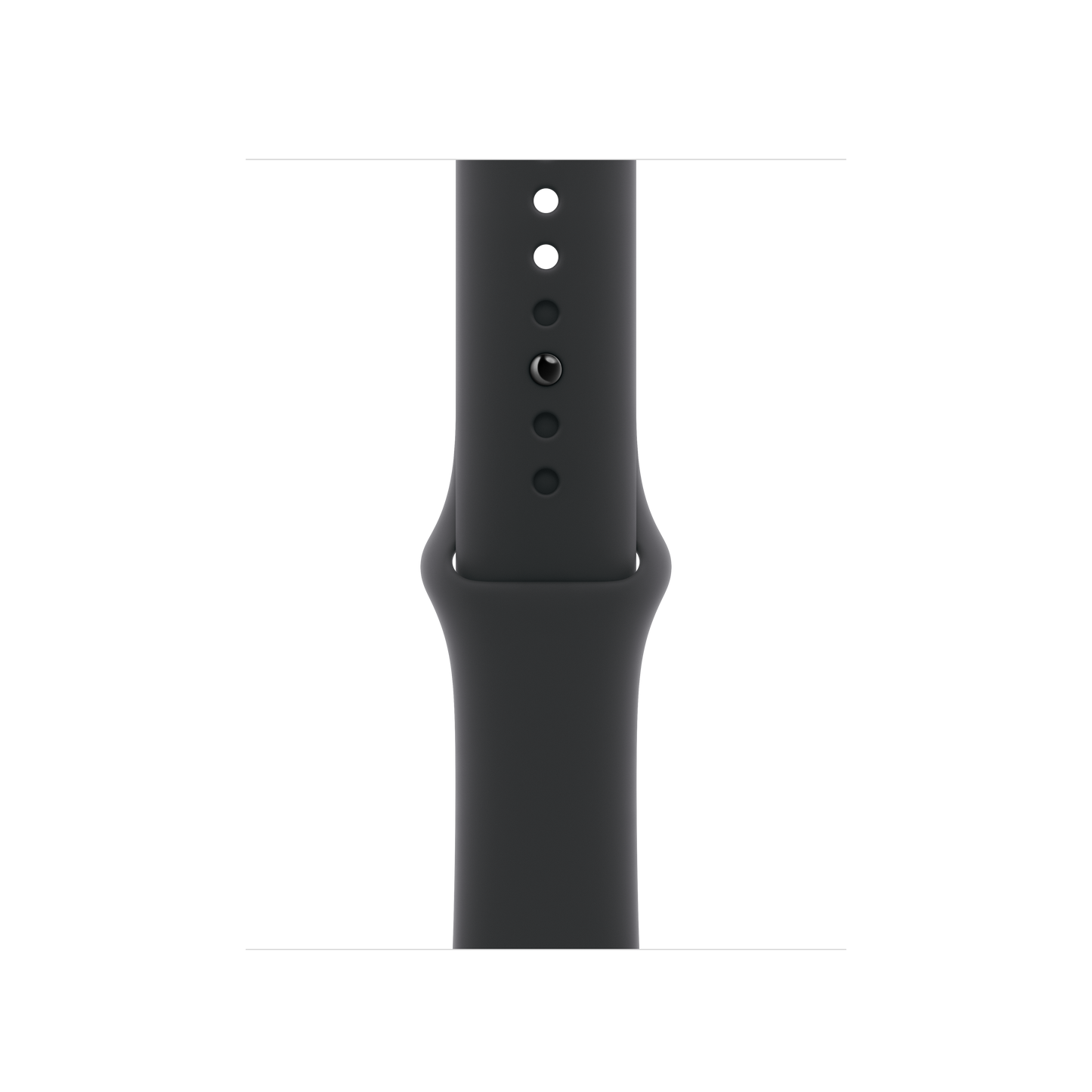 Apple Watch 42mm Sportarmband, schwarz - M/L
