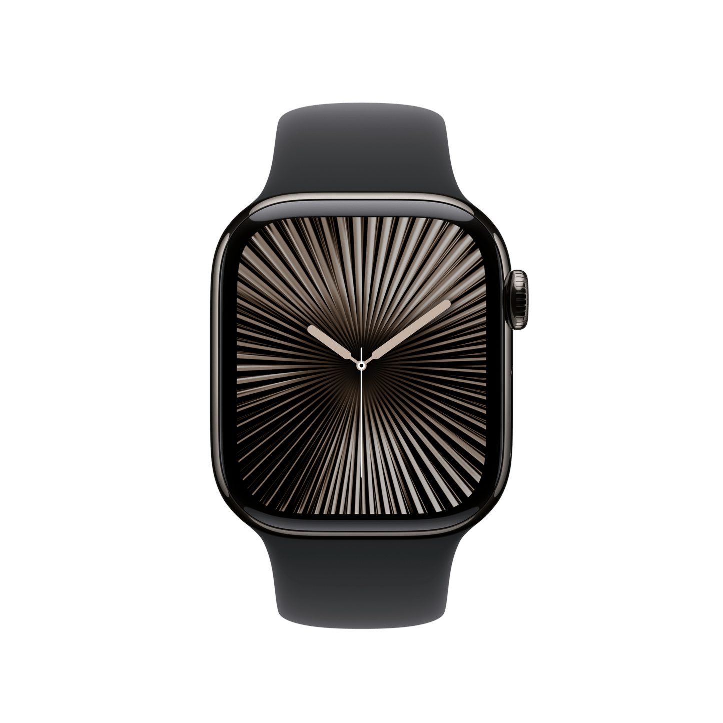 Apple Watch 42mm Sportarmband, schwarz - S/M