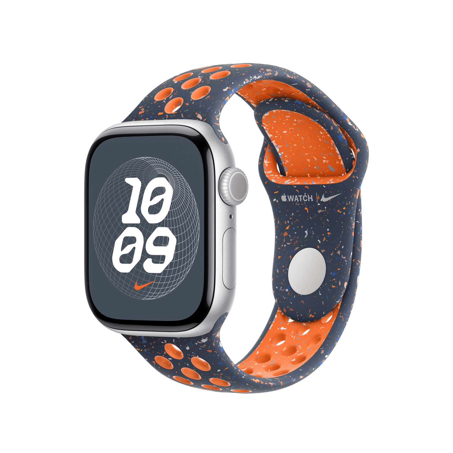 Apple Watch 42mm Nike Sportarmband, blue flame - S/M
