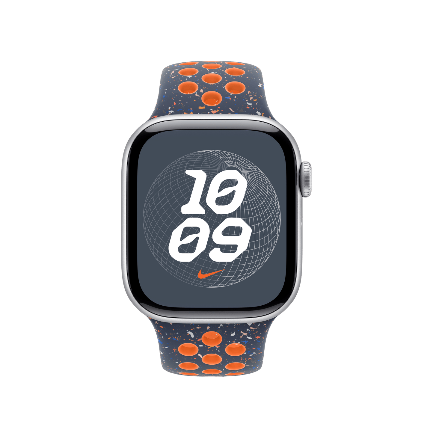 Apple Watch 42mm Nike Sportarmband, blue flame - S/M