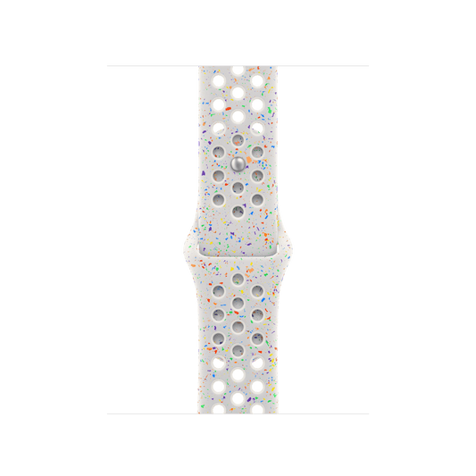 Apple Watch 42mm Nike Sportarmband, pure platinum - S/M