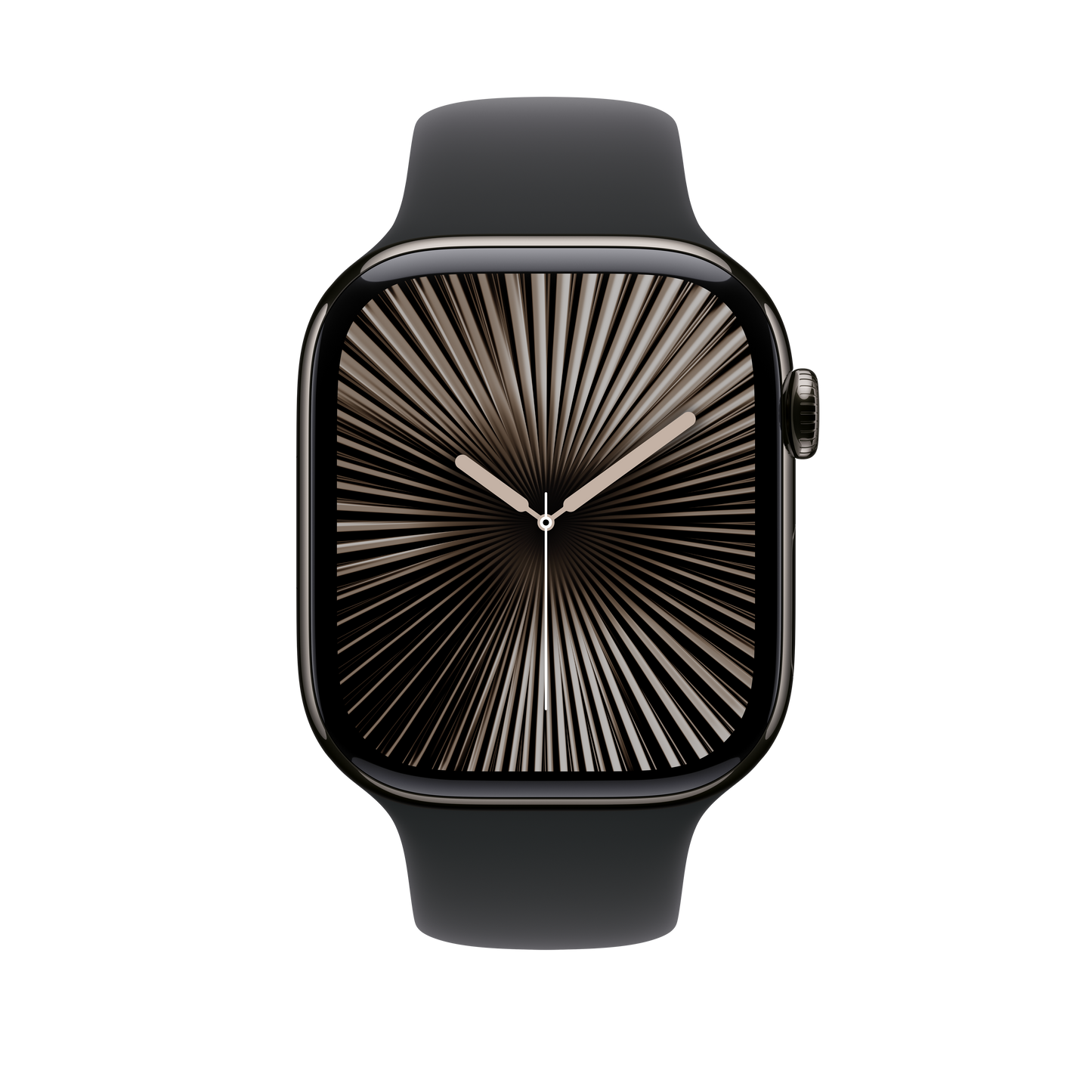Apple Watch 46mm Sportarmband, schwarz - S/M