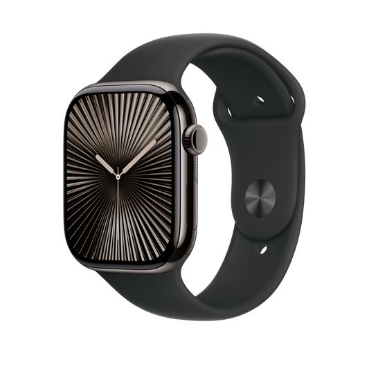 Apple Watch 46mm Sportarmband, schwarz - XL