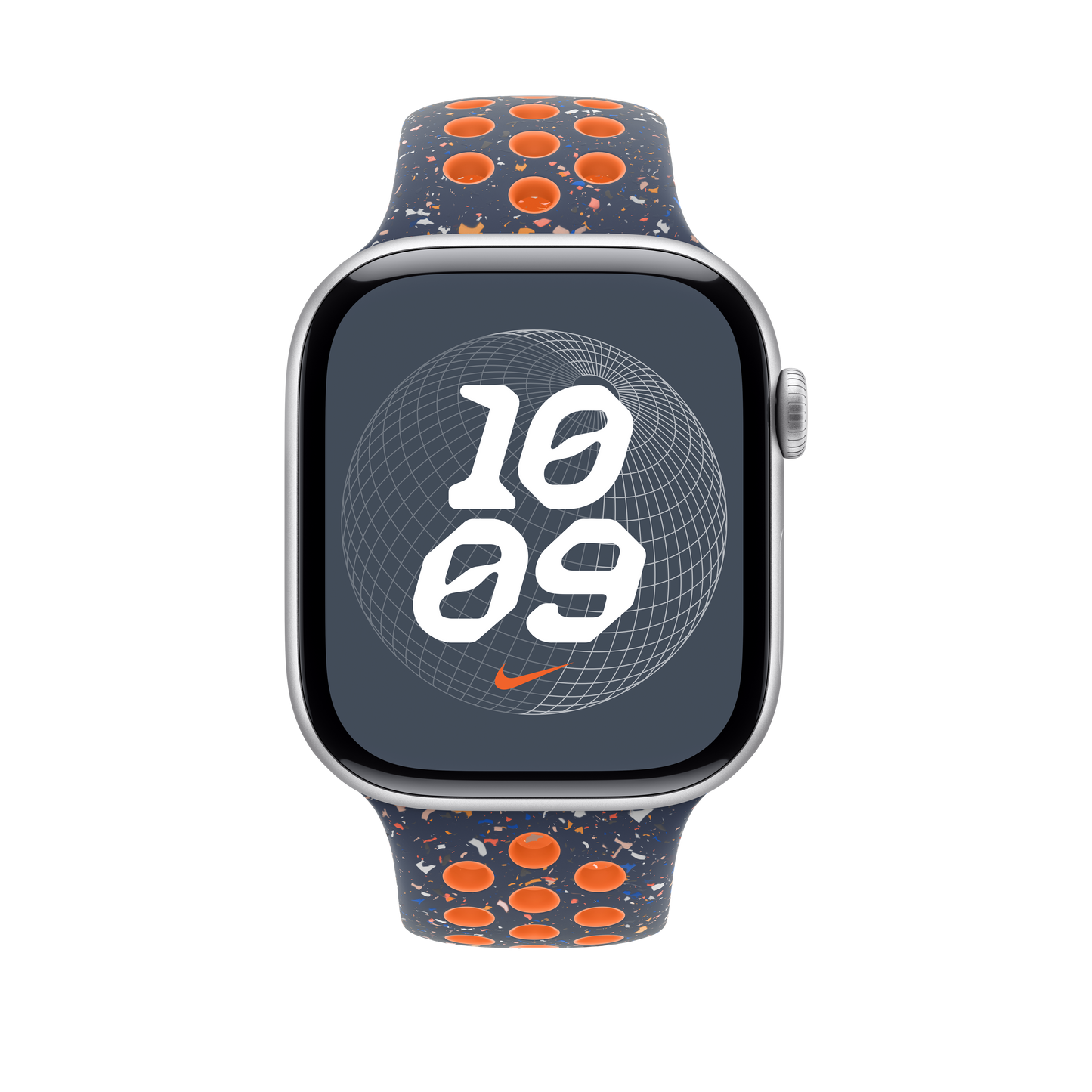 Apple Watch 46mm Nike Sportarmband, blue flame - M/L