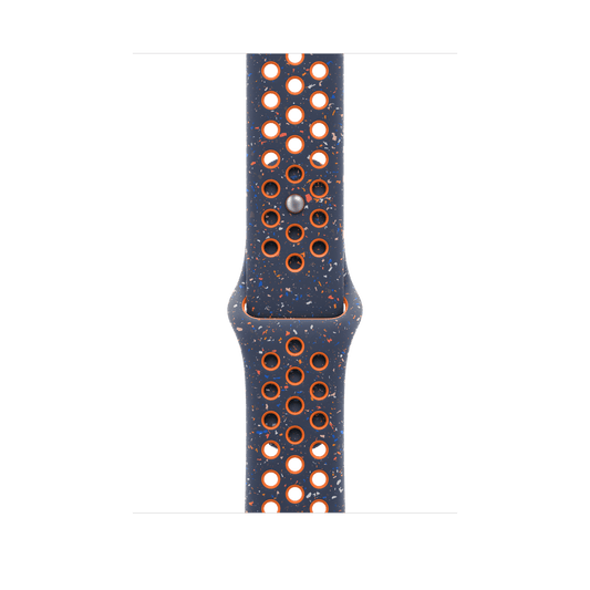 Apple Watch 46mm Nike Sportarmband, blue flame - M/L