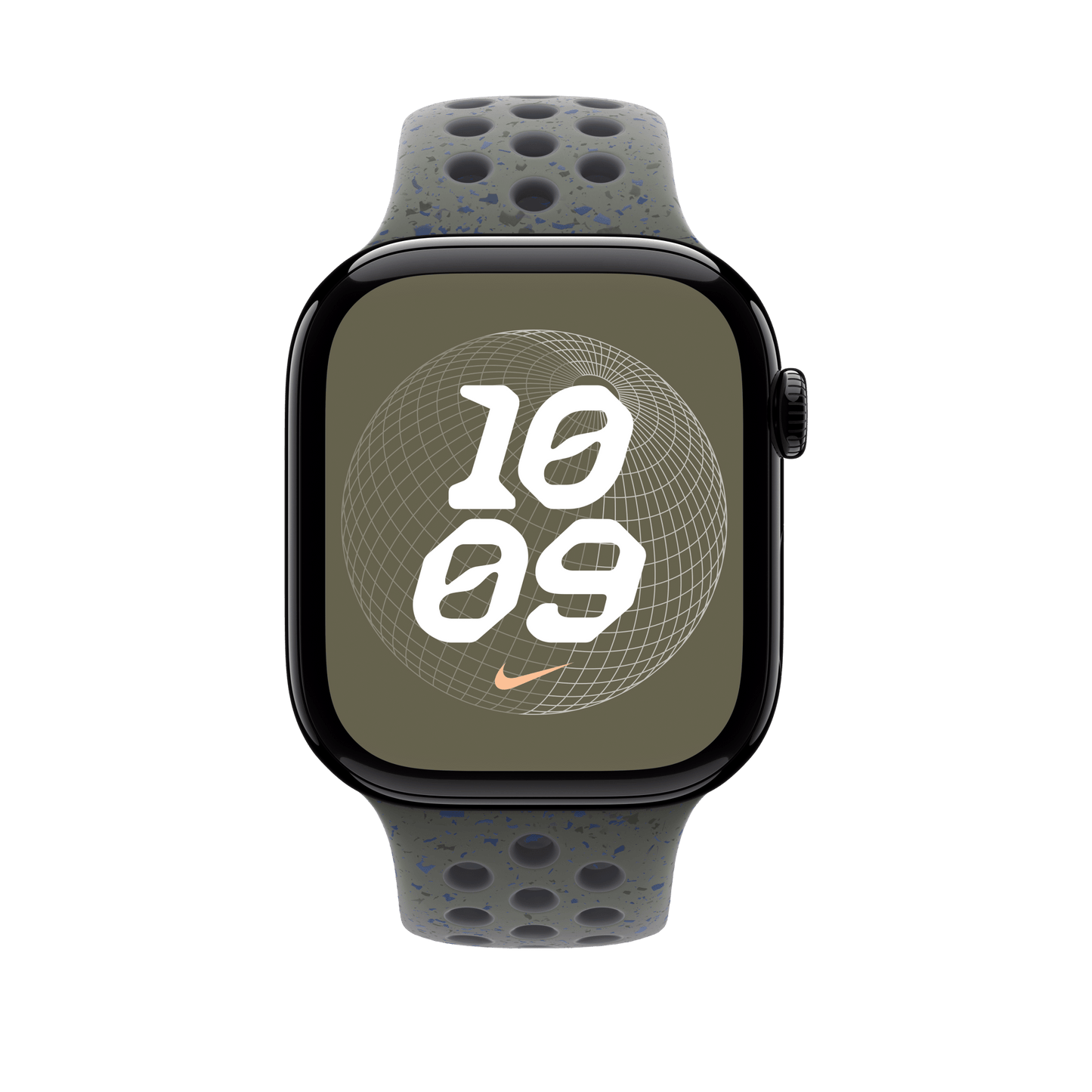Apple Watch 46mm Nike Sportarmband, cargo khaki - S/M