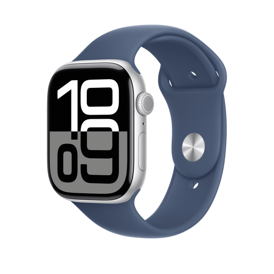 Apple Watch 46mm Sportarmband, denim - M/L