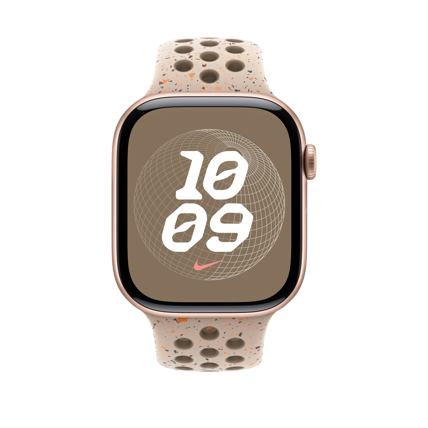 Apple Watch 46mm Nike Sportarmband, desert stone - M/L