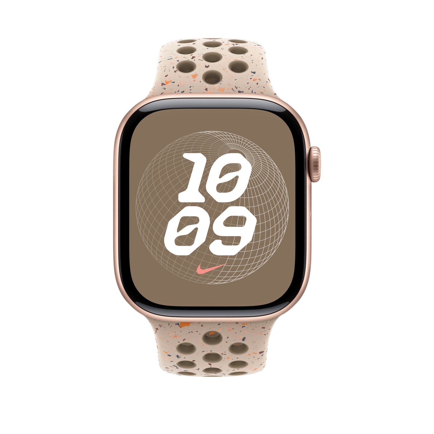 Apple Watch 46mm Nike Sportarmband, desert stone - S/M