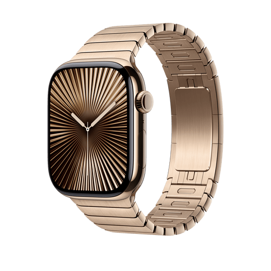 Apple Watch 46mm Gliederarmband, gold