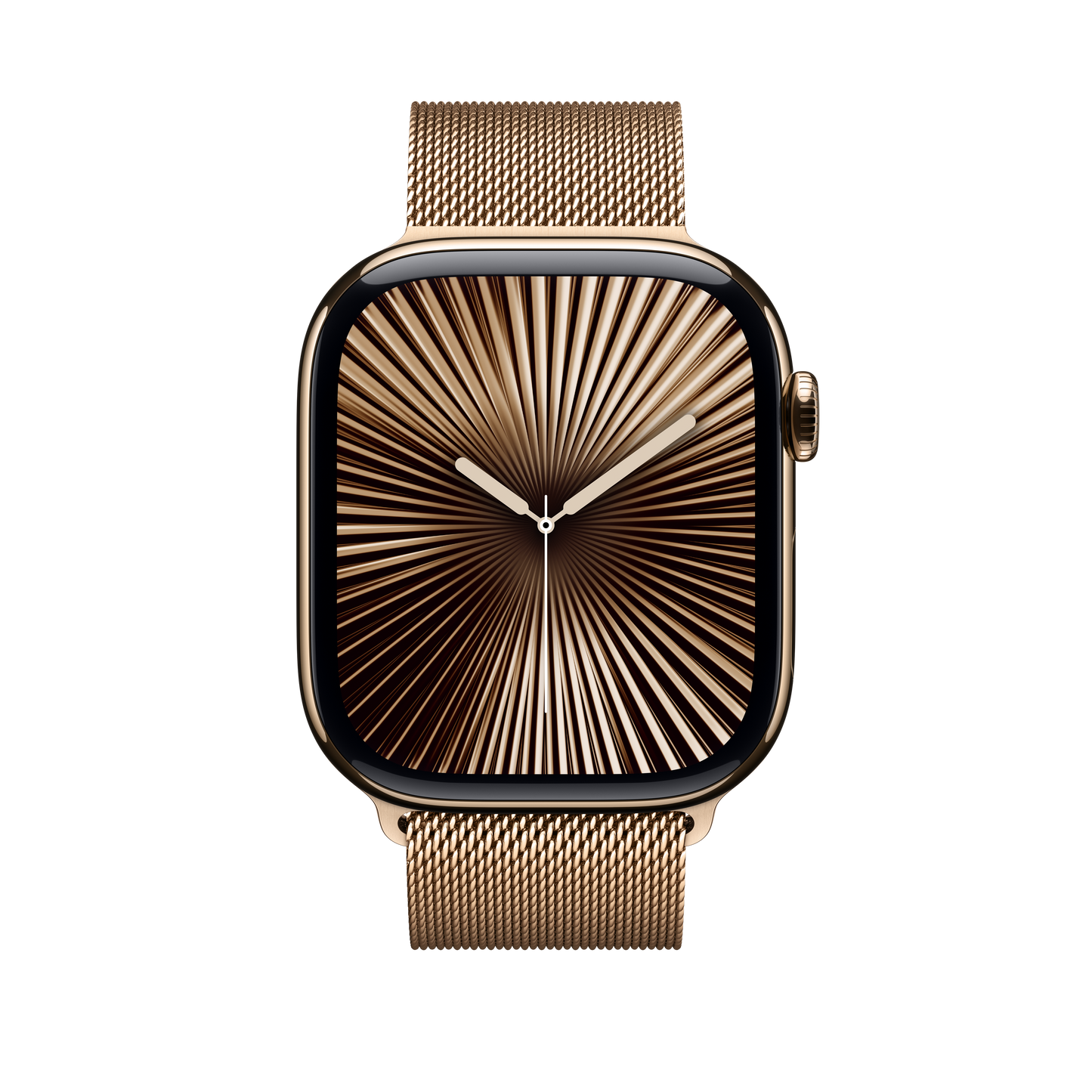 Apple Watch 46mm Milanaise-Armband, gold - S/M