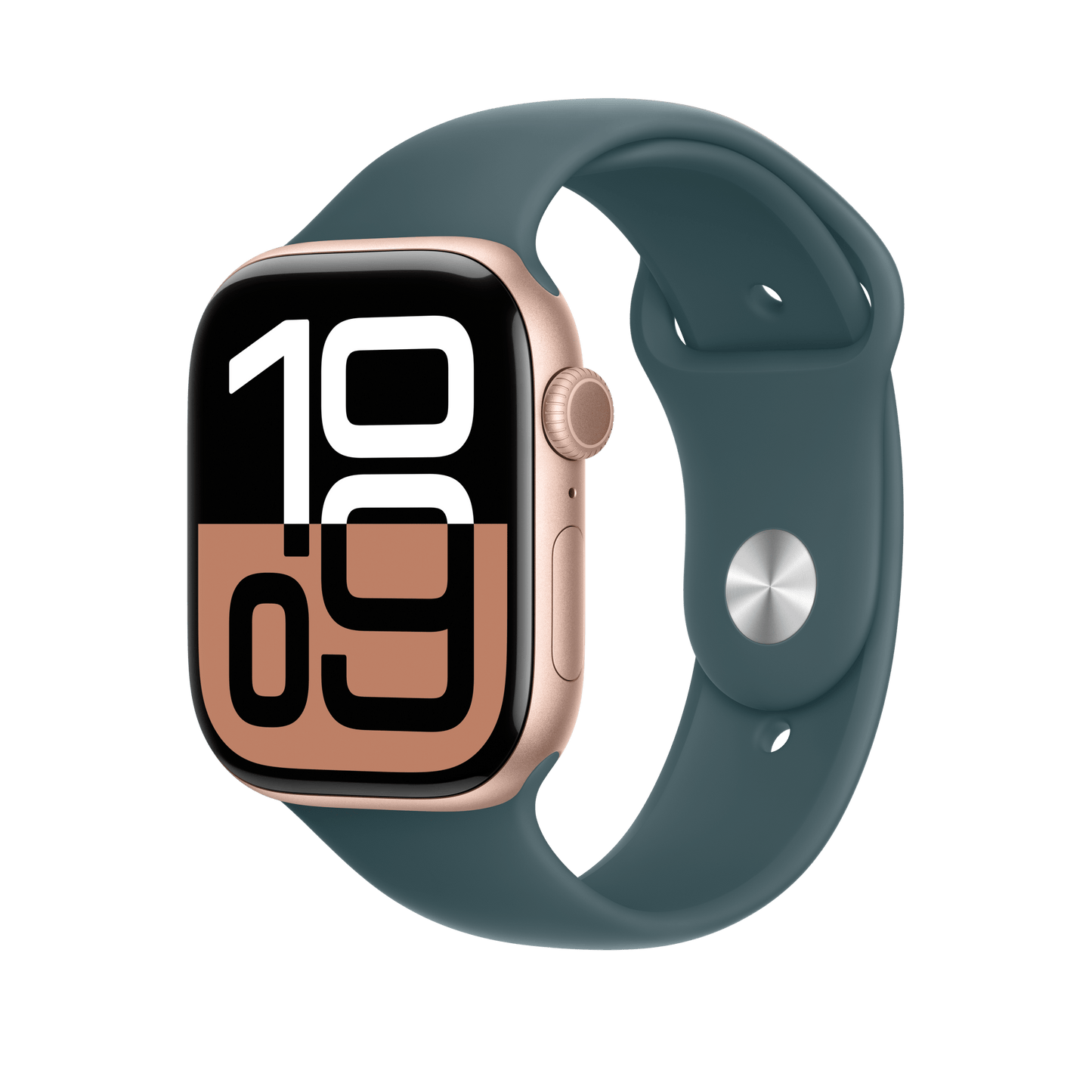 Apple Watch 46mm Sportarmband, seegrün - M/L