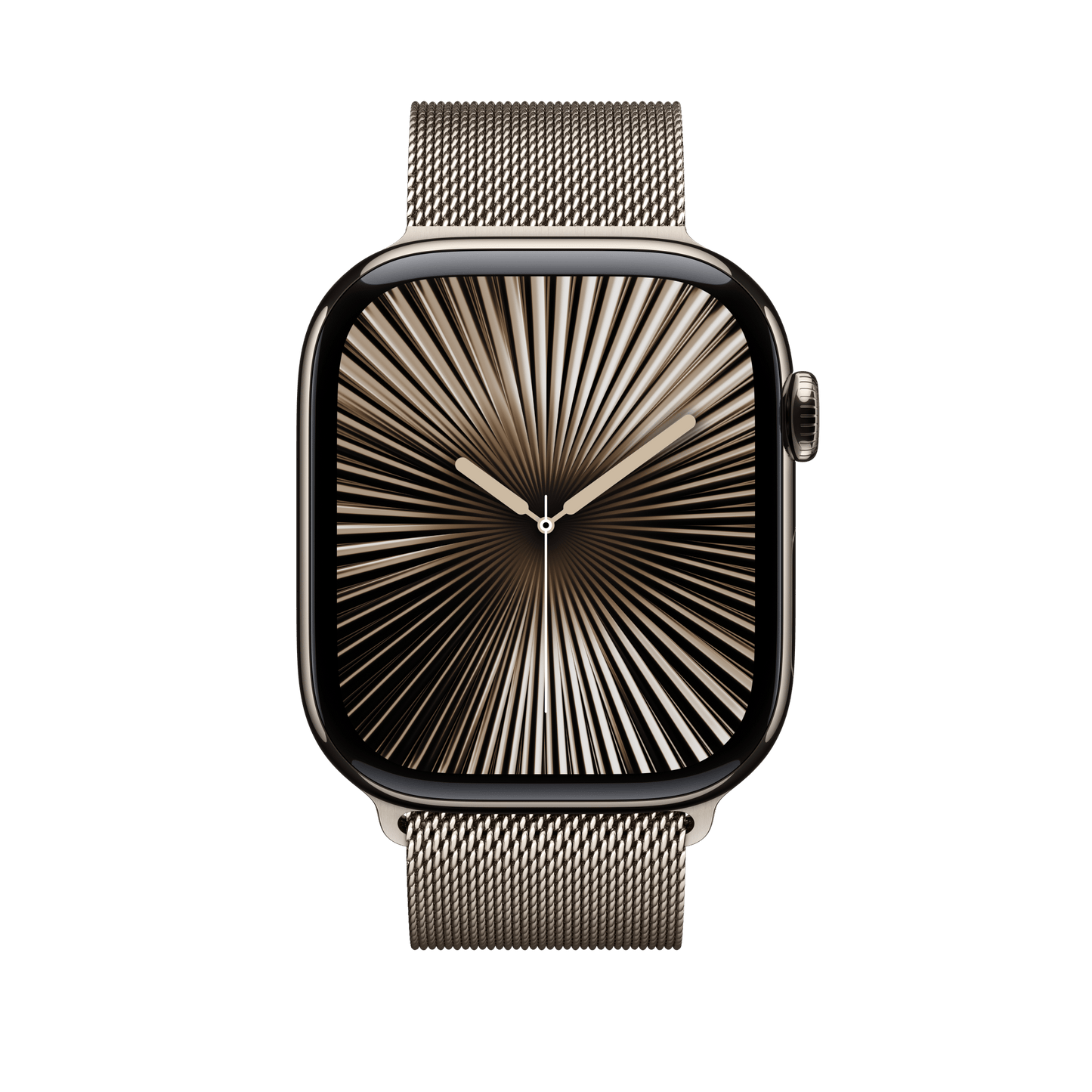 Apple Watch 46mm Milanaise-Armband, natur - M/L