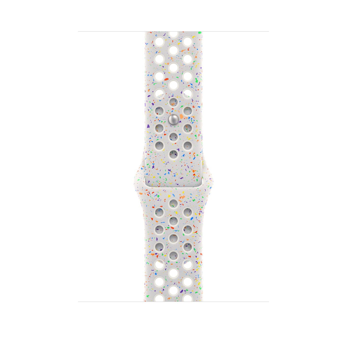 Apple Watch 46mm Nike Sportarmband, pure platinum - M/L