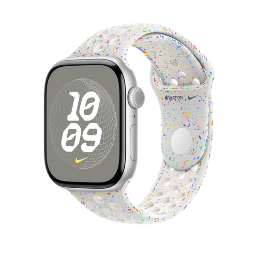 Apple Watch 46mm Nike Sport Band, pure platinum - S/M