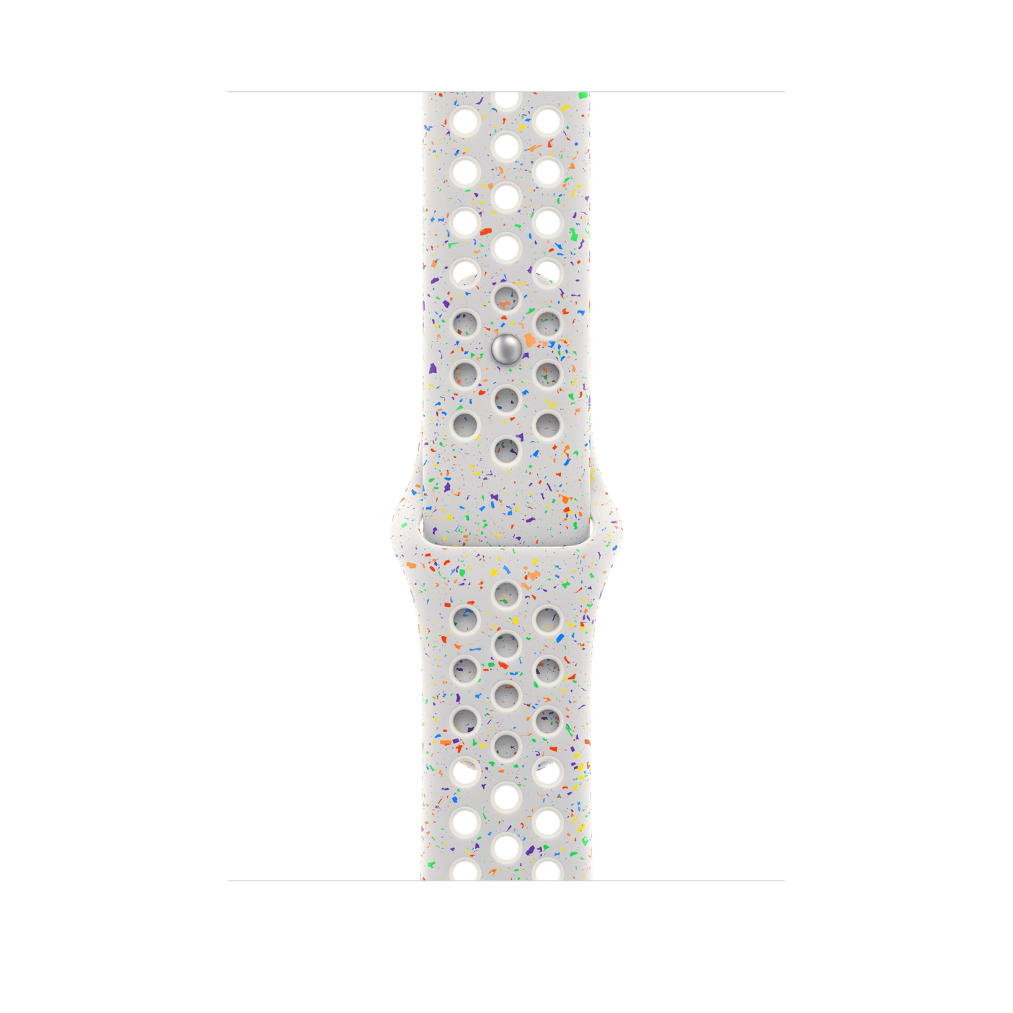 Apple Watch 46mm Nike Sportarmband, pure platinum - S/M