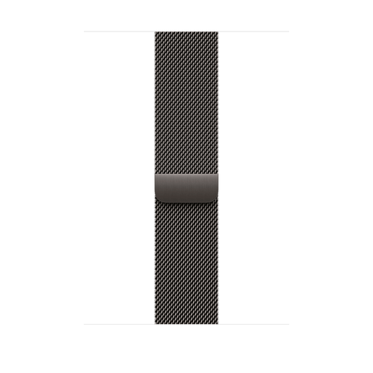 Apple Watch 46mm Milanaise-Armband, schiefer - S/M