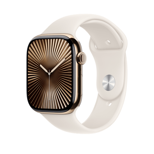 Apple Watch 46mm Sportarmband, polarstern - S/M