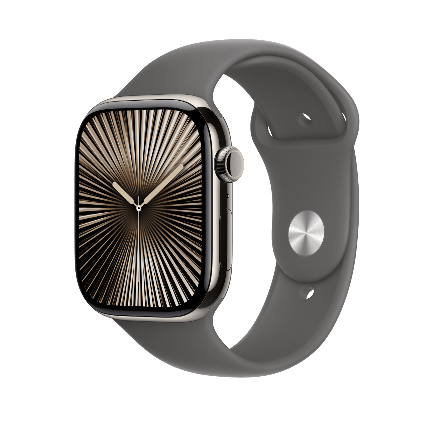 Apple Watch 46mm Sportarmband, steingrau - S/M