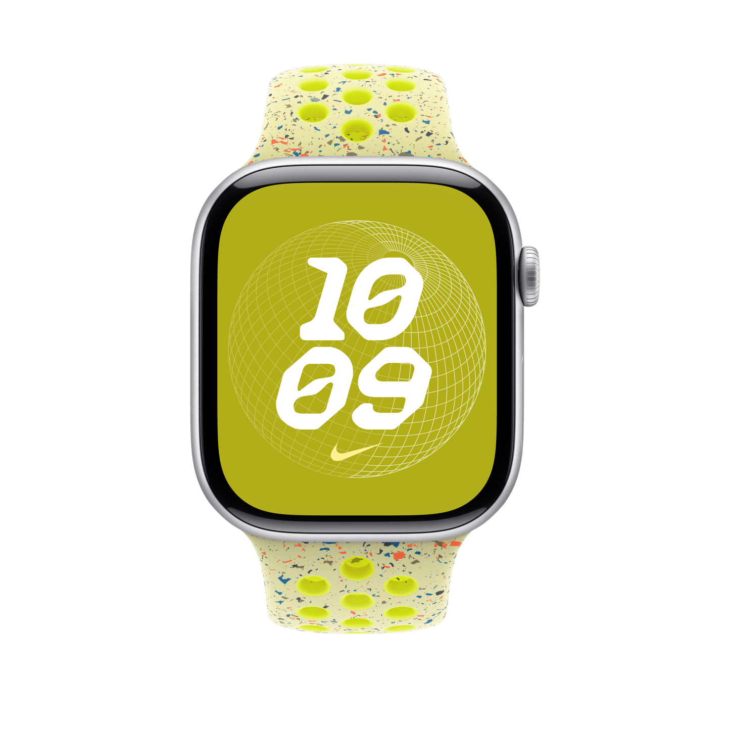 Apple Watch 46mm Nike Sportarmband, volt splash - M/L