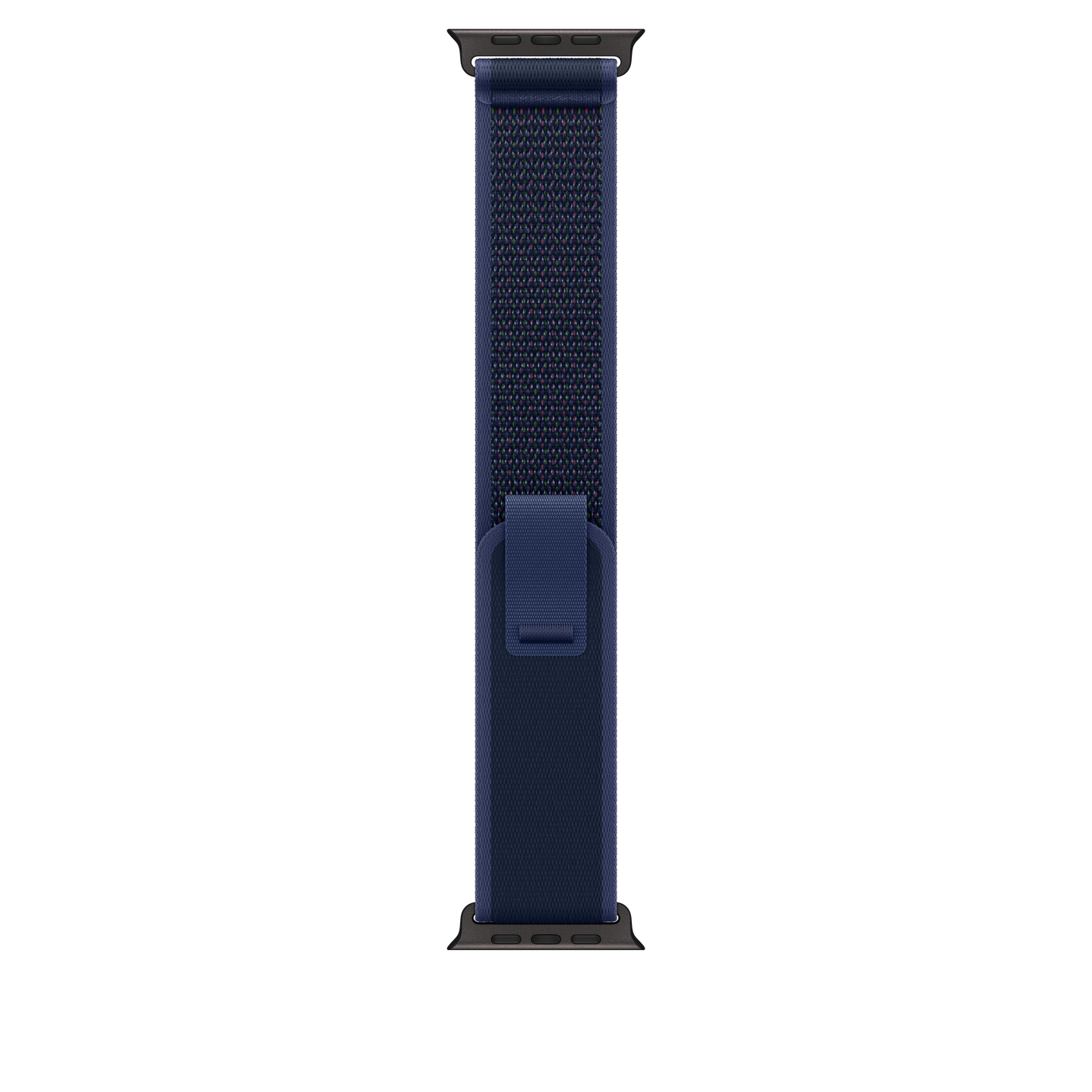 Apple Watch 49mm Trail-Loop, blau - S/M - Gehäusefarbe schwarz