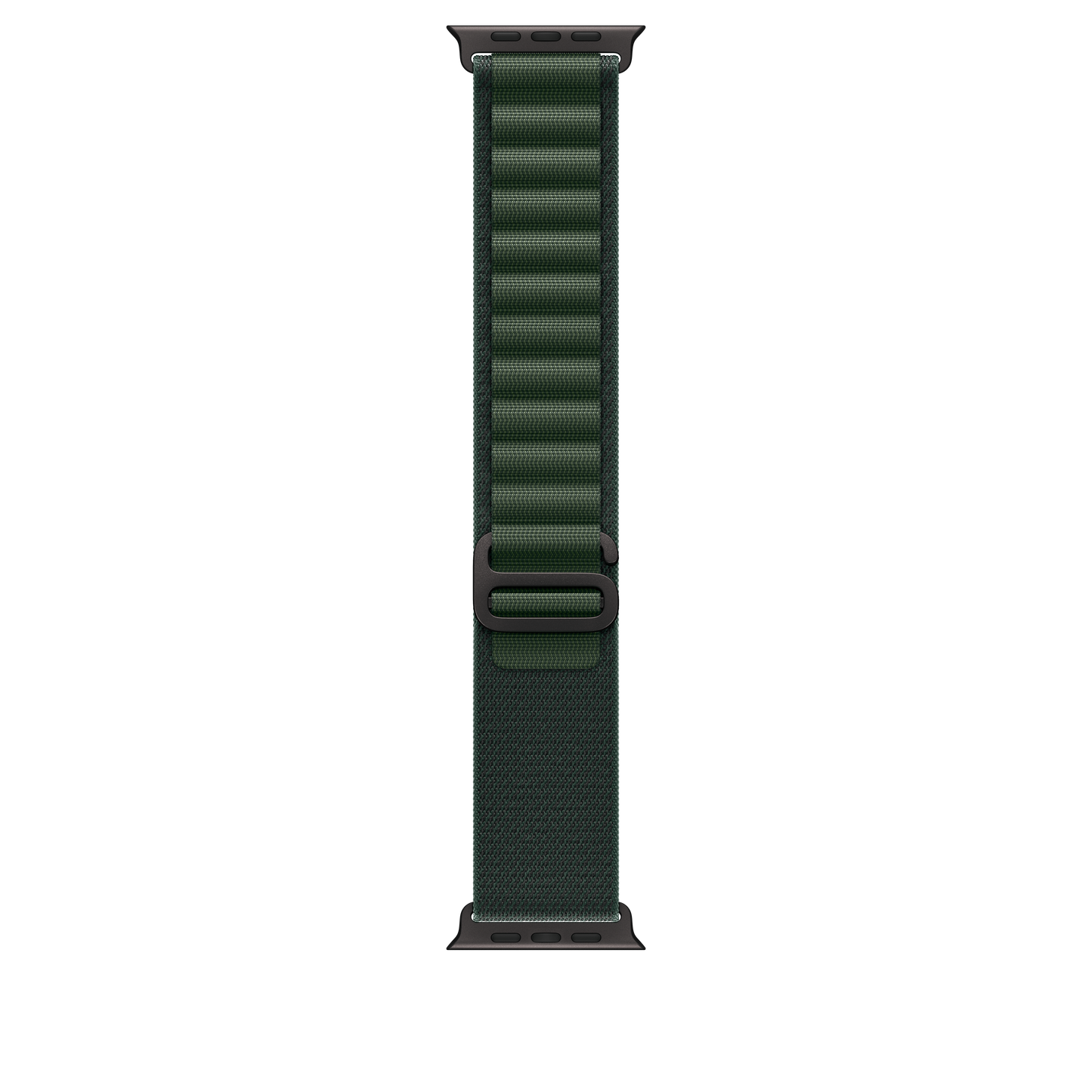 Apple Watch 49mm Alpin-Loop, dunkelgrün - medium - Gehäusefarbe schwarz