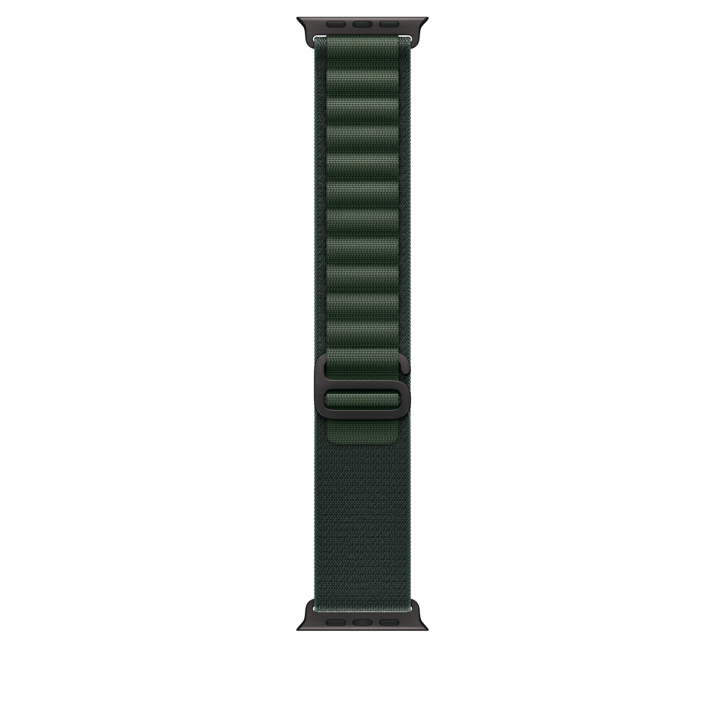 Apple Watch 49mm Alpin-Loop, dunkelgrün - medium - Gehäusefarbe schwarz