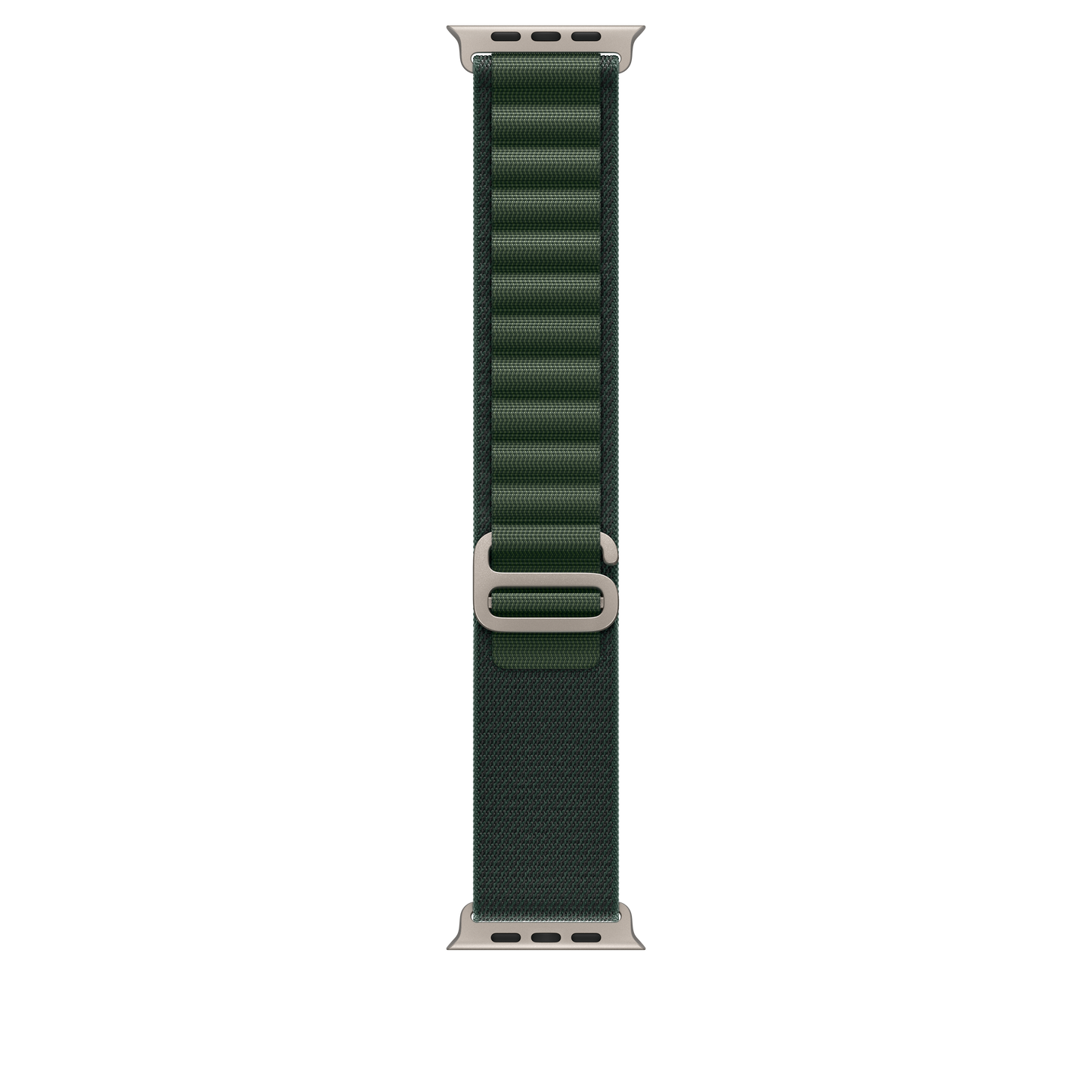Apple Watch 49mm Alpin-Loop, dunkelgrün - medium - Gehäusefarbe natur