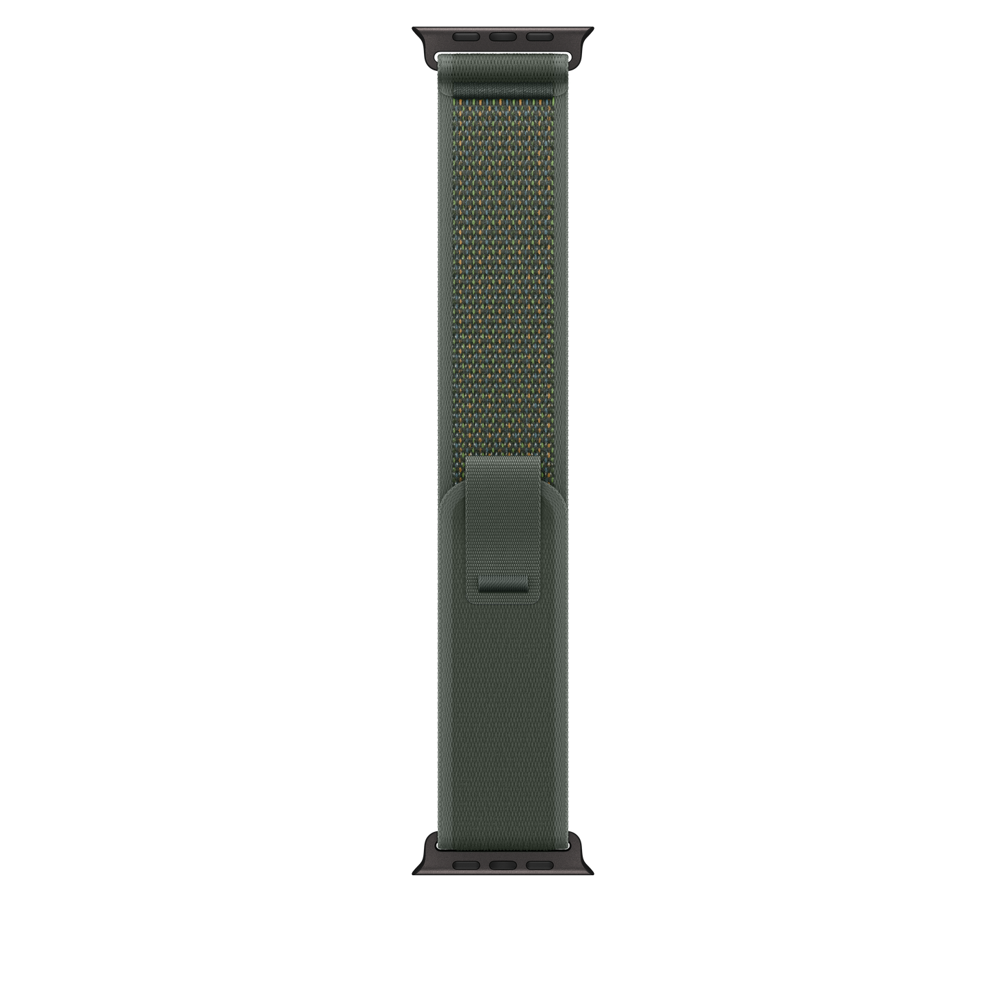 Apple Watch 49mm Trail-Loop, grün - M/L - Gehäusefarbe schwarz