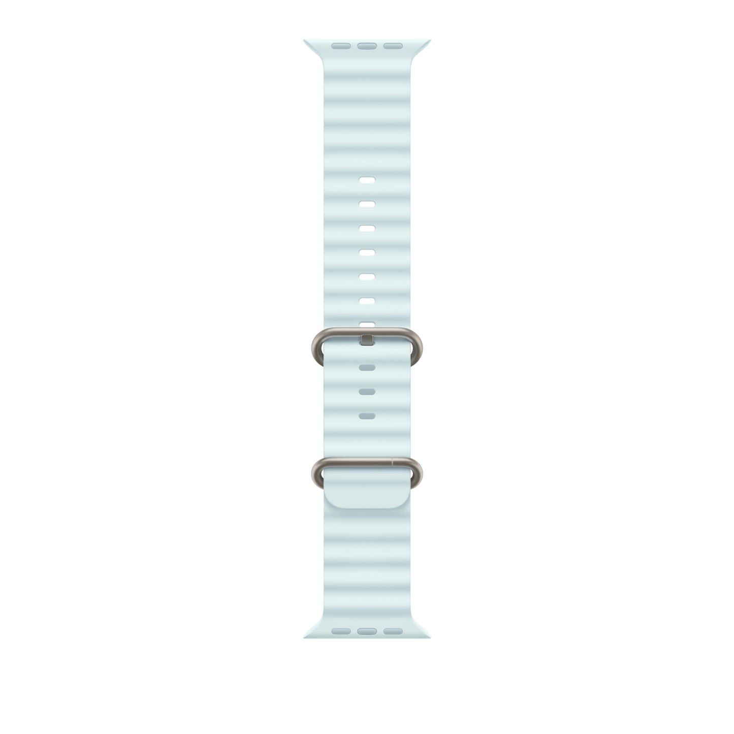 Apple Watch 49mm Ocean-Armband, kristallblau - Gehäusefarbe natur