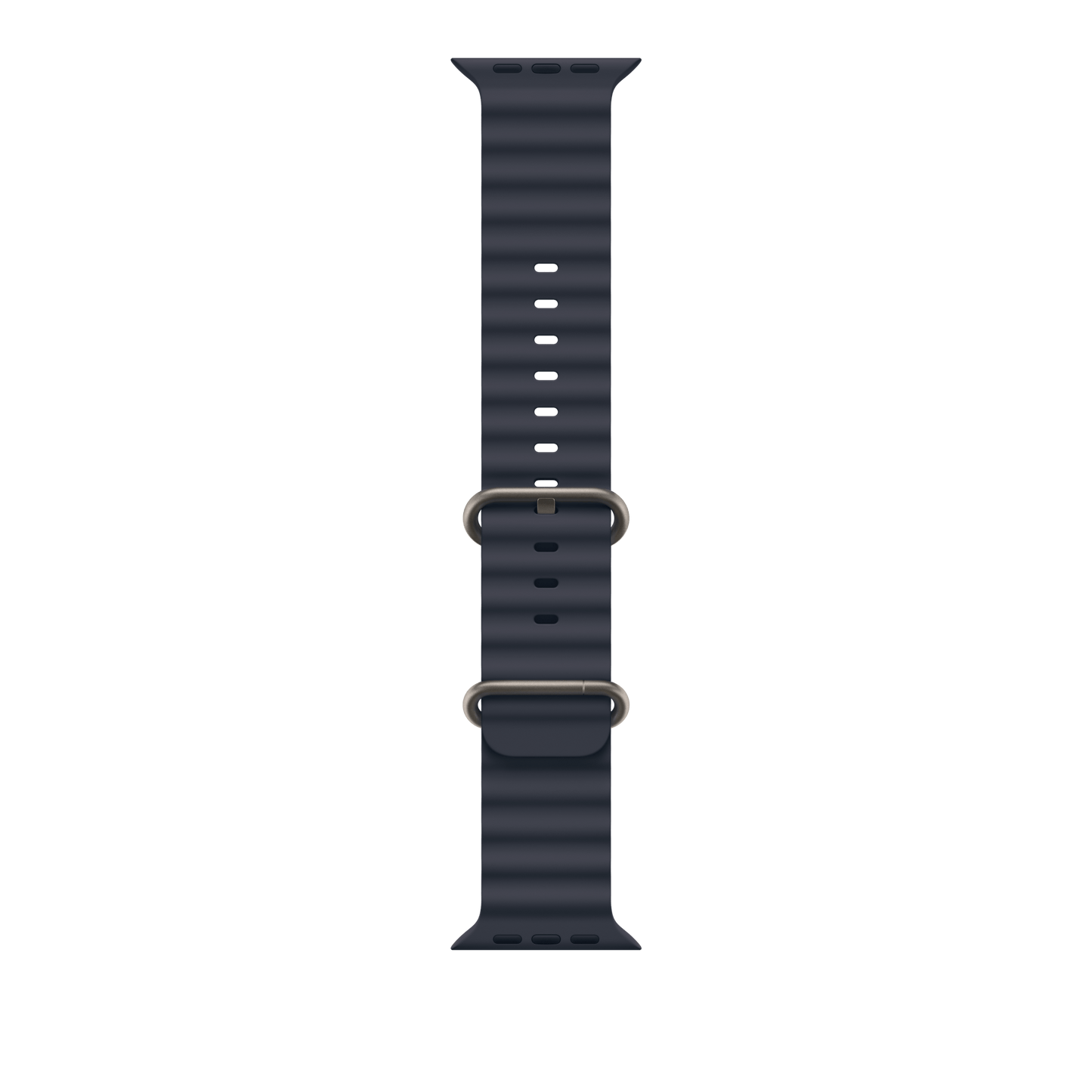 Apple Watch 49mm Ocean-Armband, blau - Gehäusefarbe natur