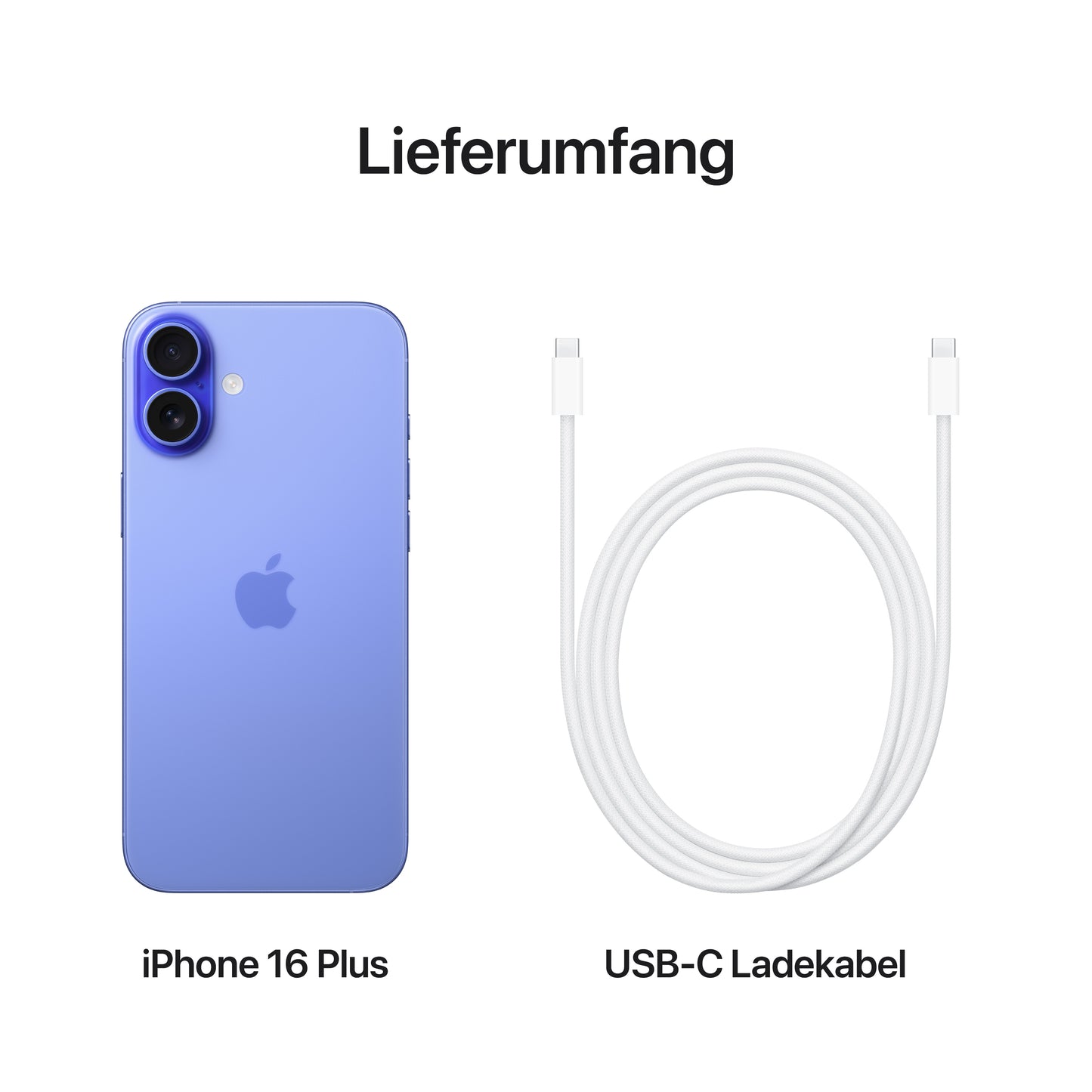 iPhone 16 Plus, 256GB, ultramarin