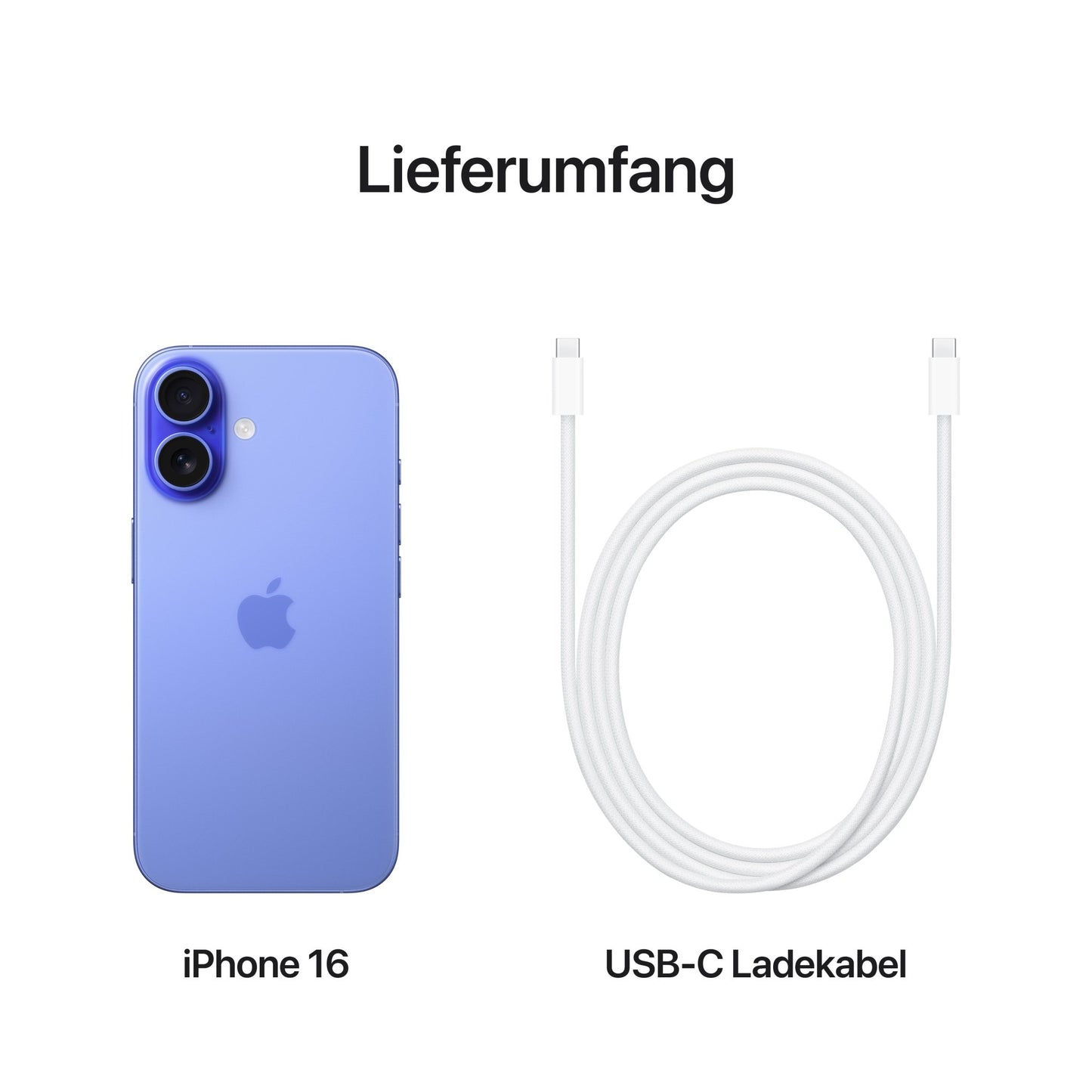 iPhone 16, 512GB, ultramarin