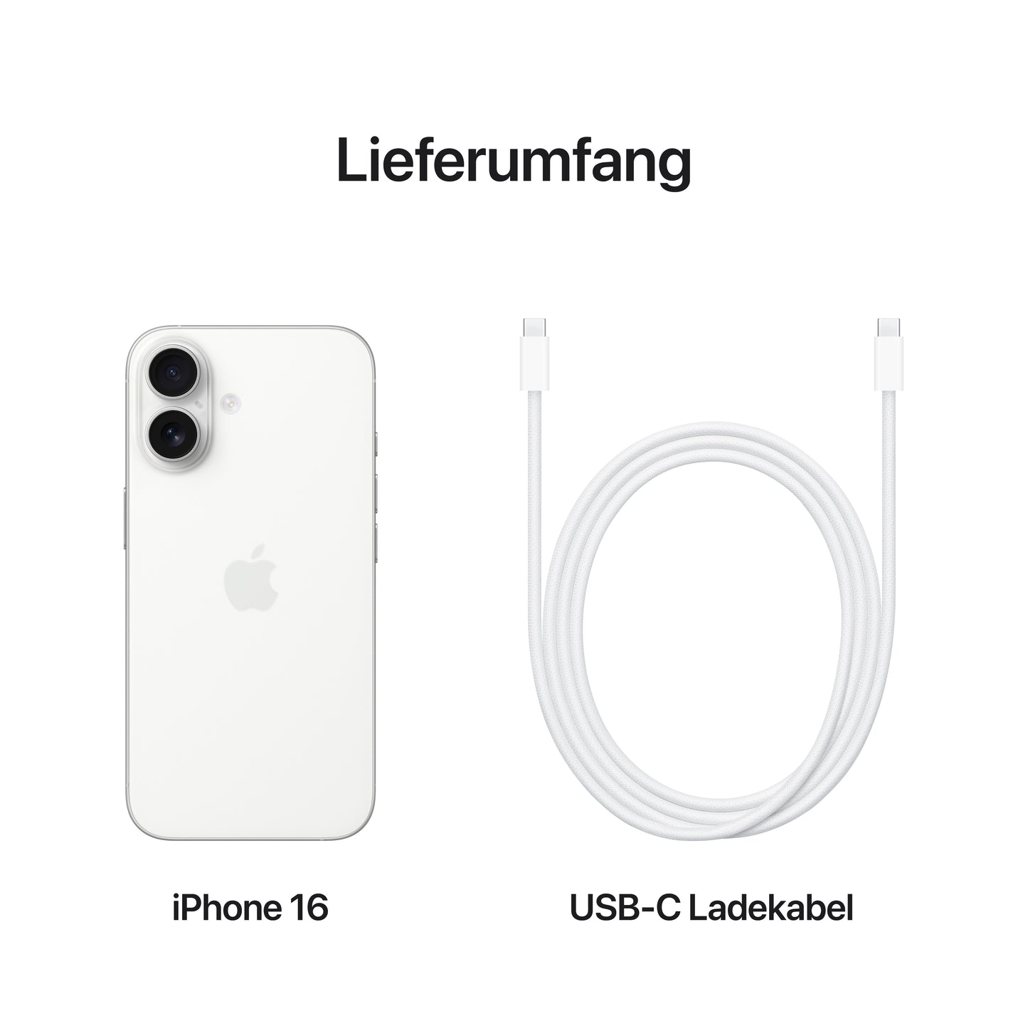 iPhone 16, 256GB, weiß