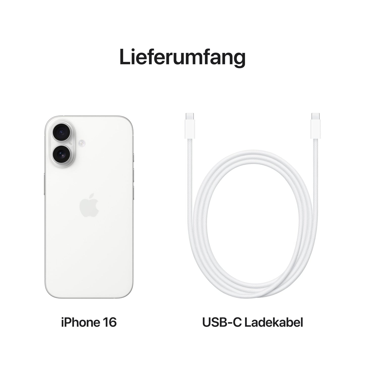 iPhone 16, 512GB, weiß