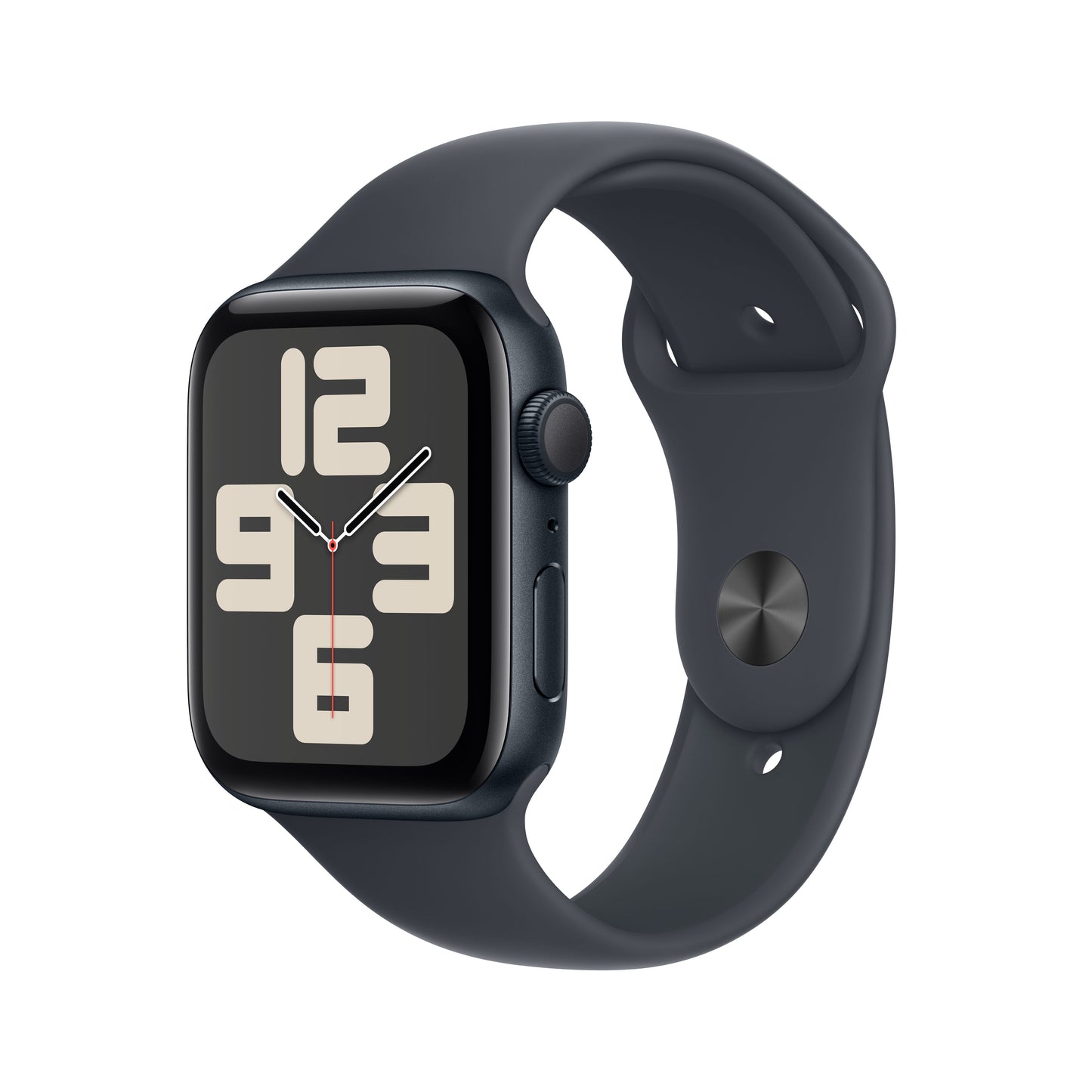 Apple Watch SE GPS, Aluminium mitternacht, 44mm mit Sportarmband, mitternacht - M/L