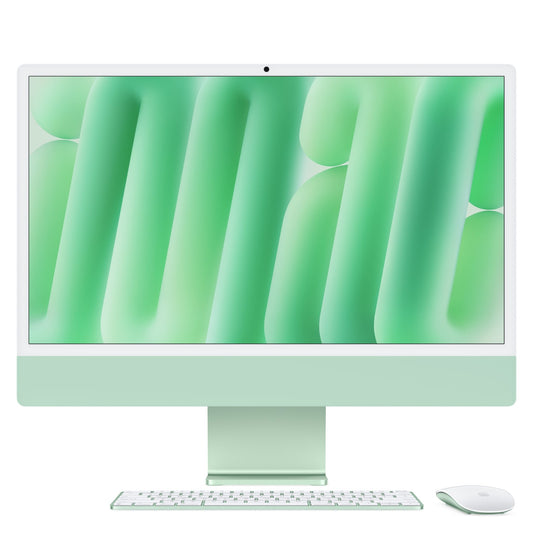 iMac 24 Zoll mit 4.5K Retina Display, M4 Chip 10-Core CPU und 10-Core GPU, 16GB, 512GB SSD, grün