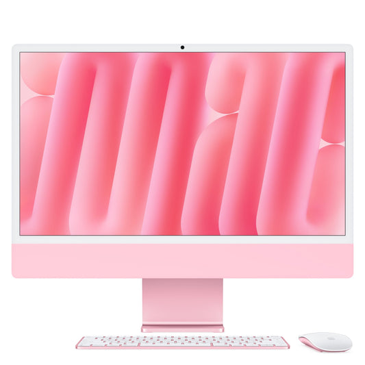 iMac 24 Zoll mit 4.5K Retina Display, M4 Chip 10-Core CPU und 10-Core GPU, 24GB, 512GB SSD, pink