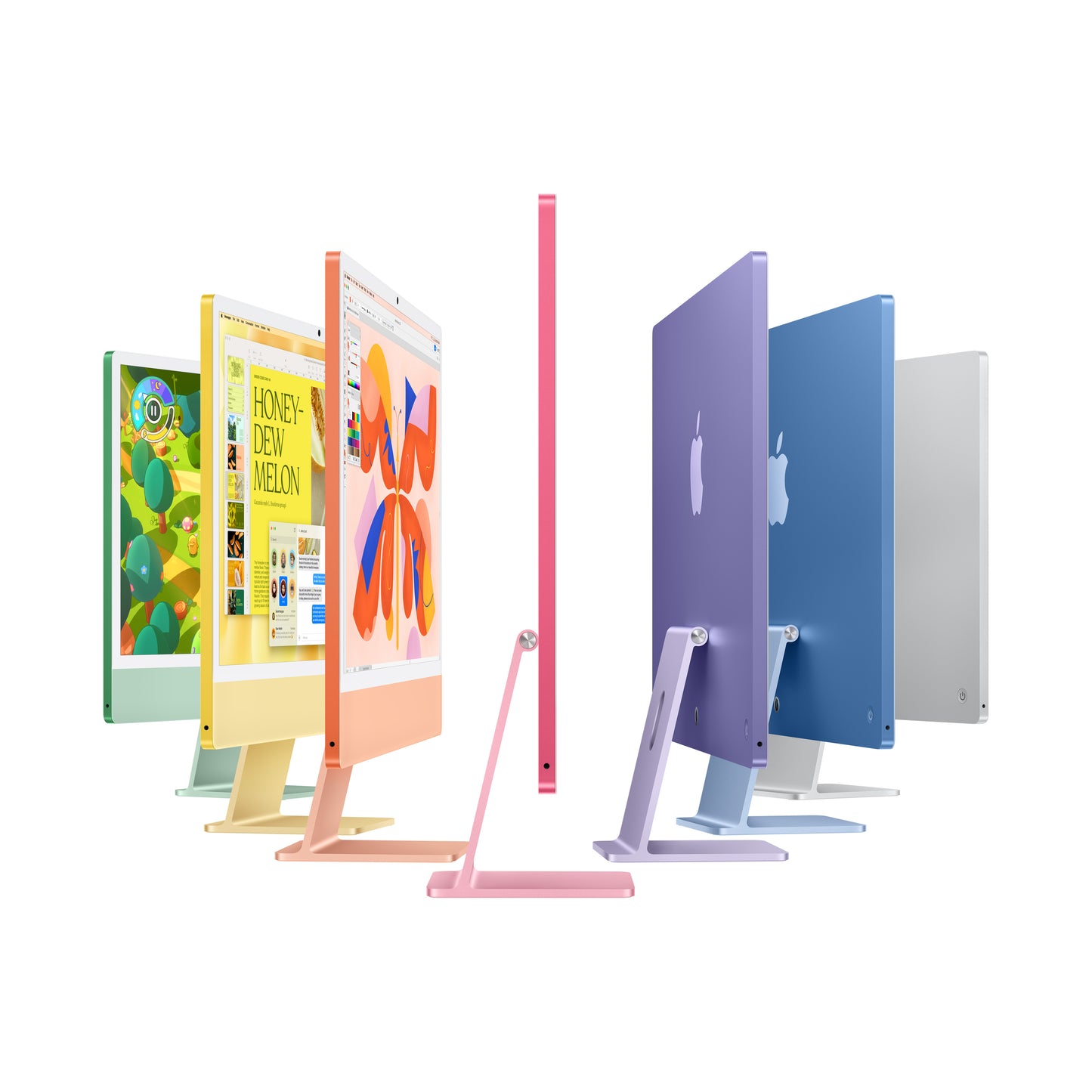 iMac 24 Zoll mit 4.5K Retina Display, M4 Chip 10-Core CPU und 10-Core GPU, 16GB, 512GB SSD, pink