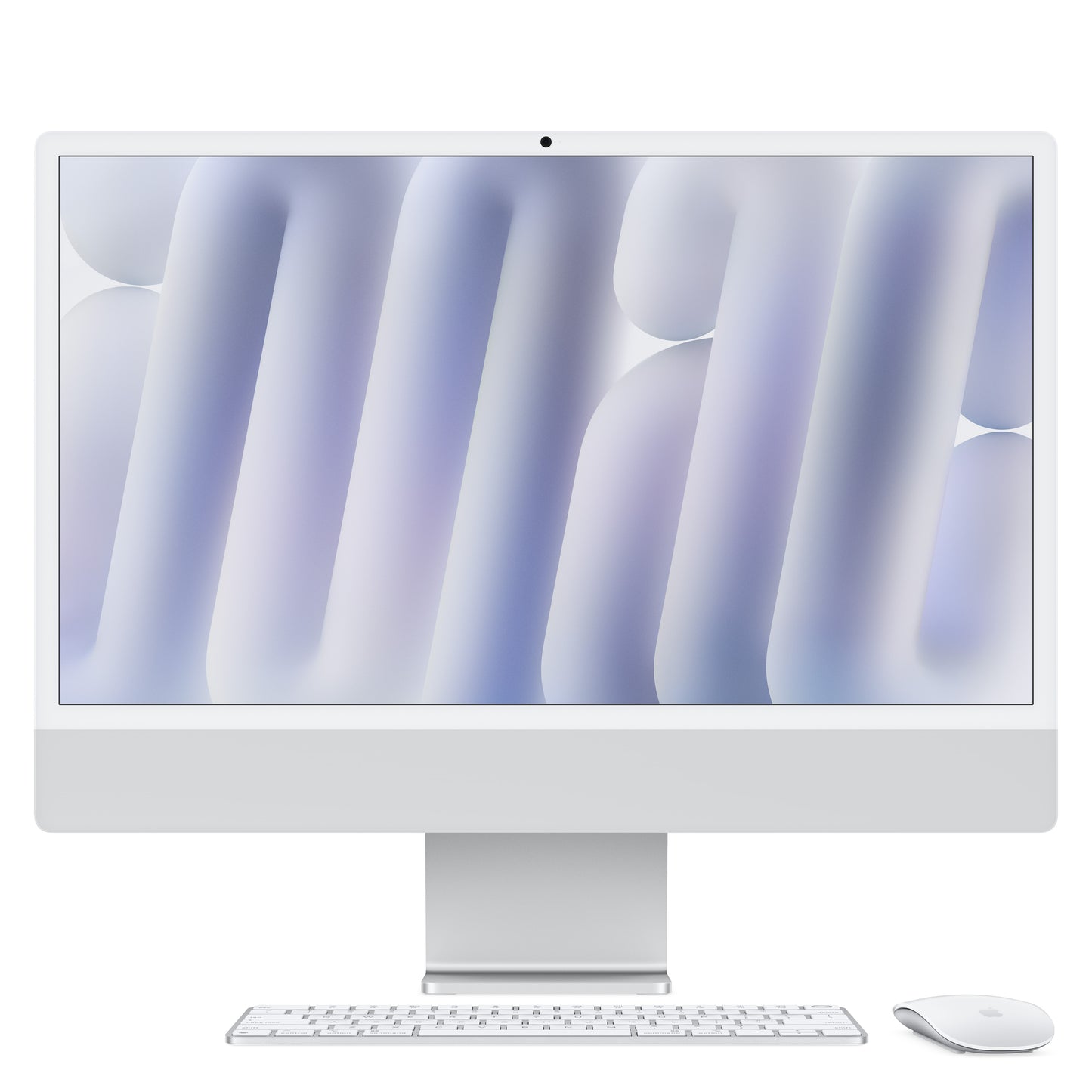 iMac 24 Zoll mit 4.5K Retina Display, M4 Chip 10-Core CPU und 10-Core GPU, 24GB, 512GB SSD, silber